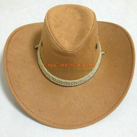 leather cowboy hat