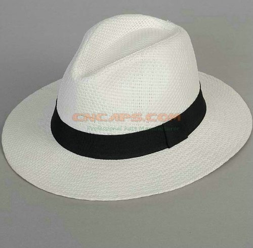 panama hat with logo