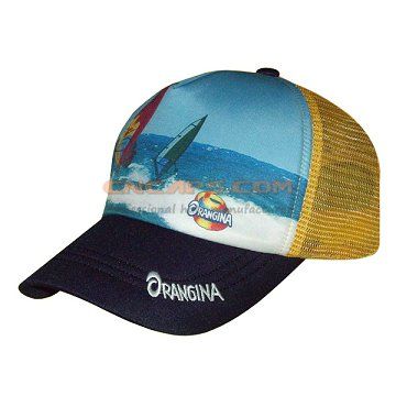 sublimation print on baseball cap no-lazy