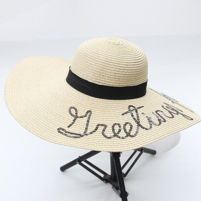 lady straw hat