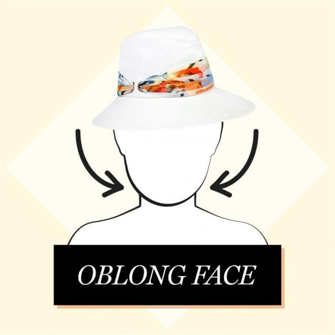 oblong face