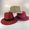 linen fedora hat