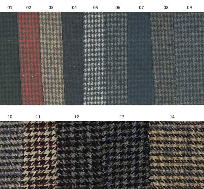 wool check fabric