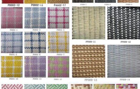 Straw fabric swatch