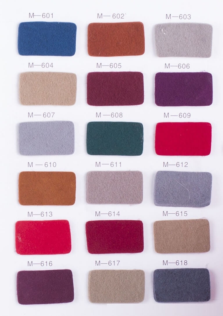 Wool fabric color options