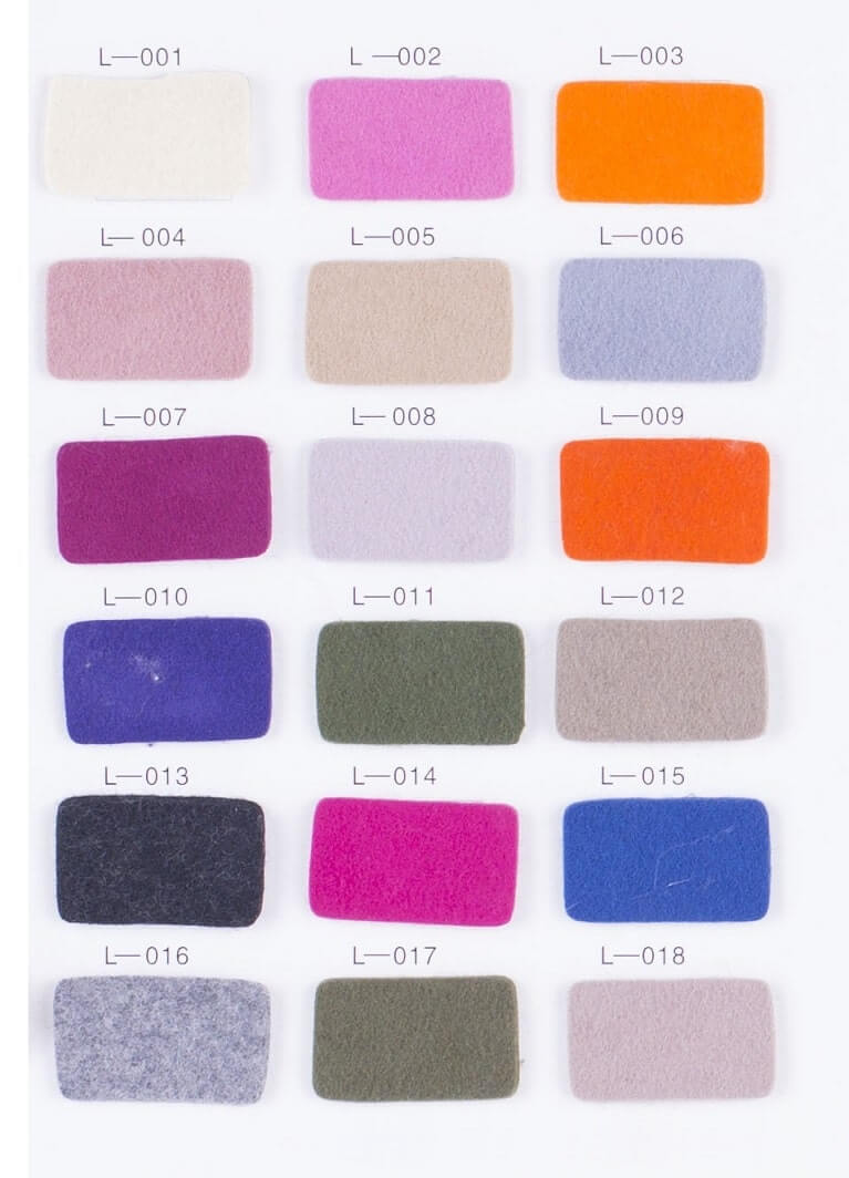 Wool fabric color options
