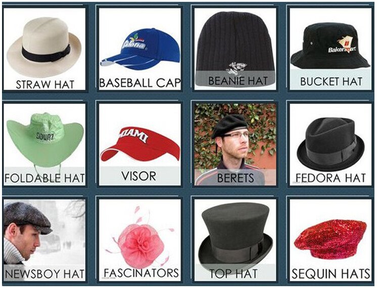 mister temperamentet Snestorm mini 33 Different Types of Hats Different Style Caps - CNCAPS