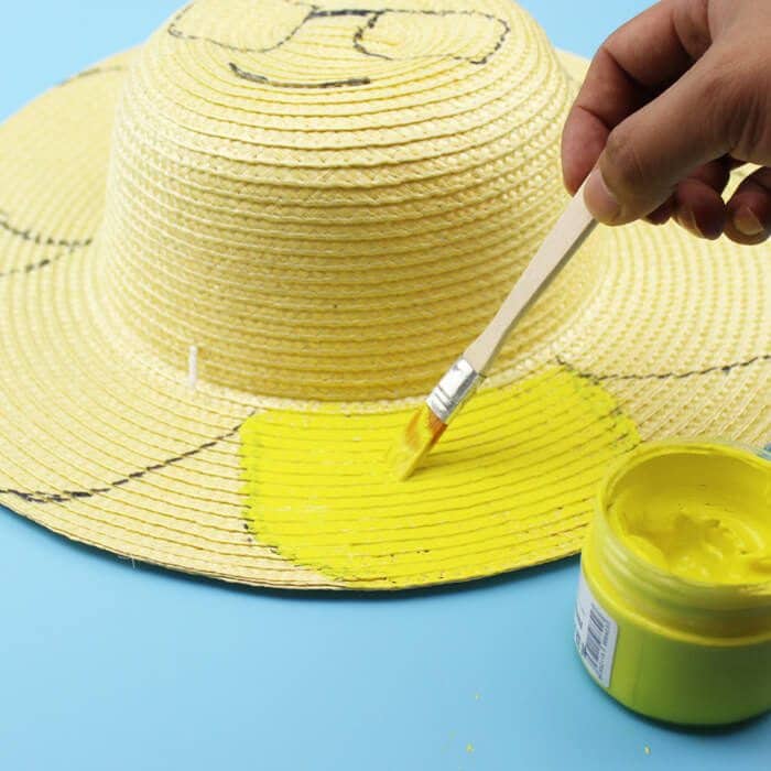 diy straw hat