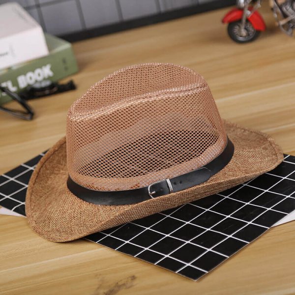 mesh cowboy hat