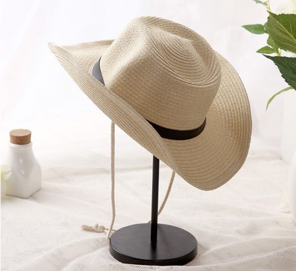 paper straw cowboy hat