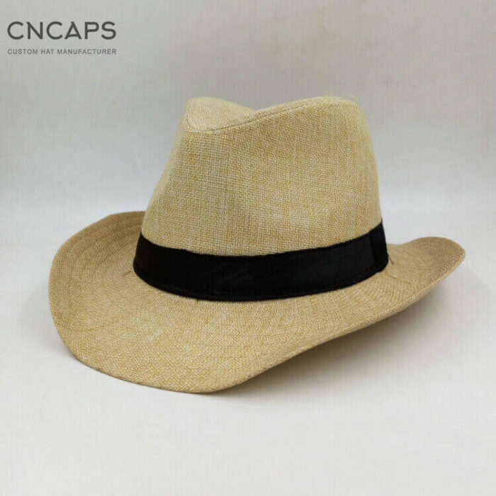 Western cowboy hat beige color