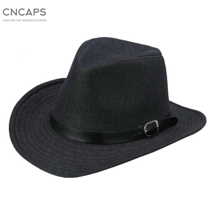 men cowboy hat straw hat