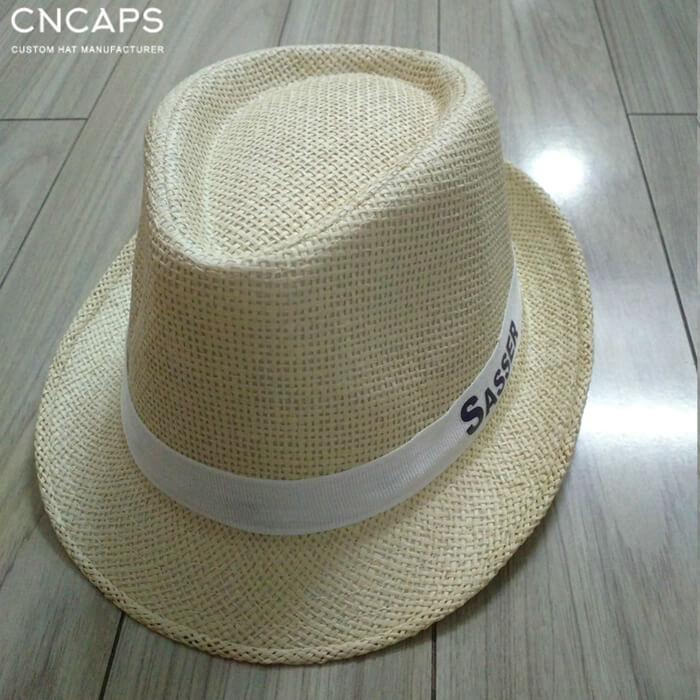 light beige personal fedora panama