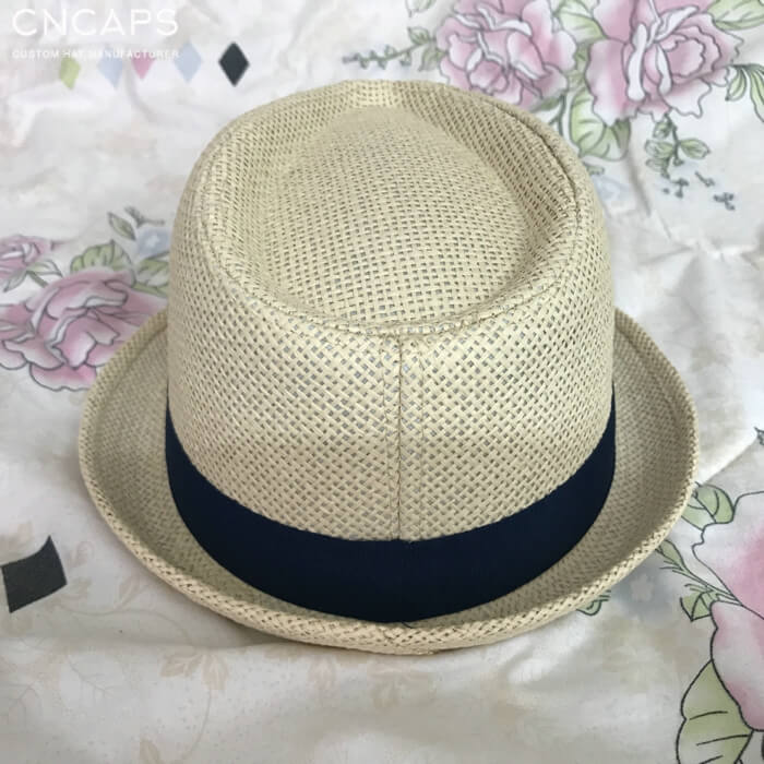 light beige personal fedora panama