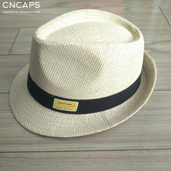 light beige personal fedora panama