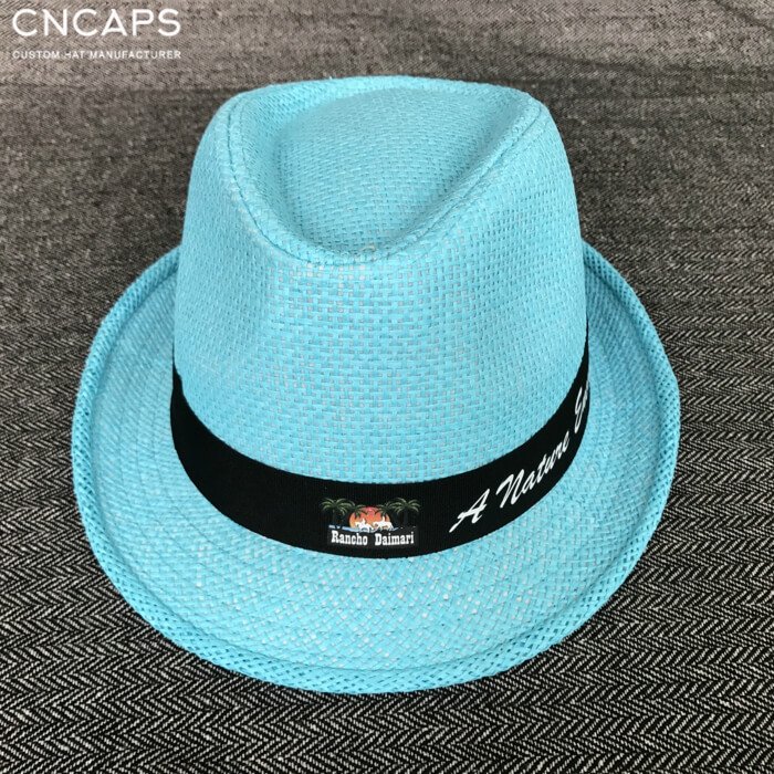 blue fedora panama