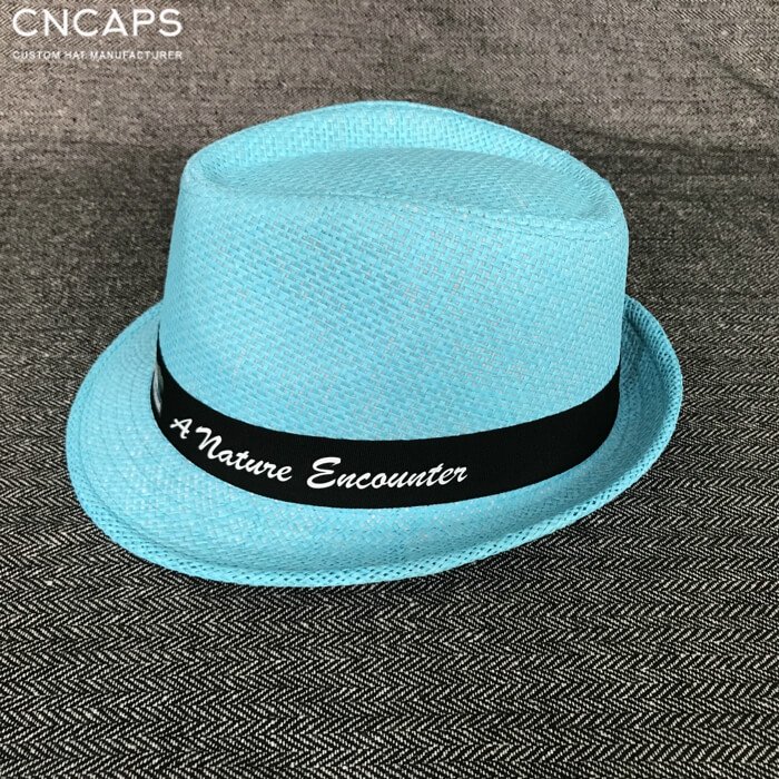 blue fedora panama