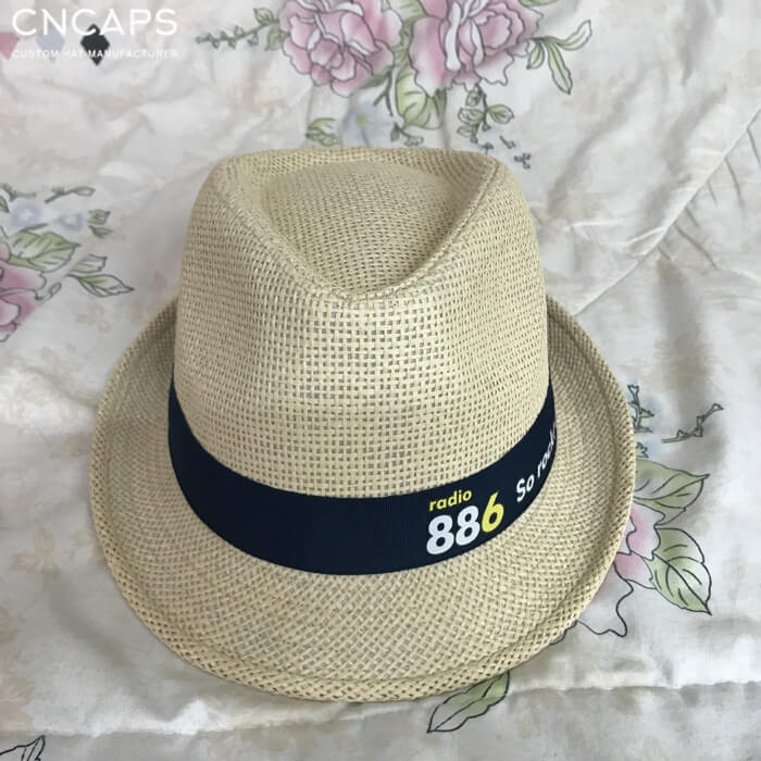 light beige personal fedora panama