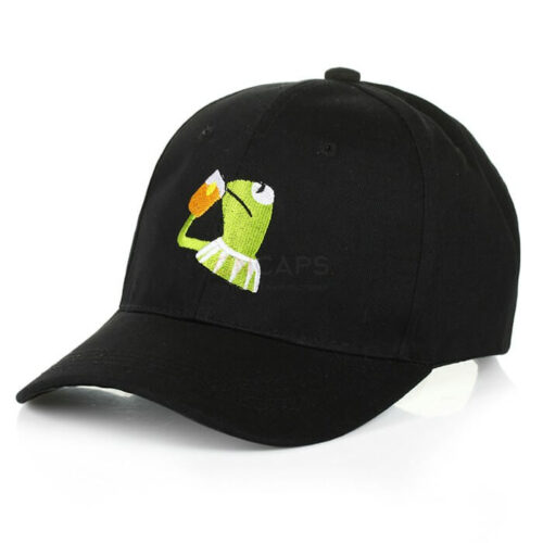 Wholesale green frog baseball cap with embroidery CNCAPS