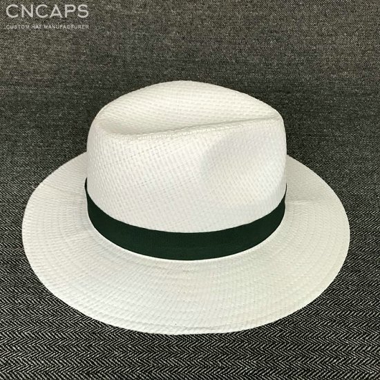 custom panama hat logo