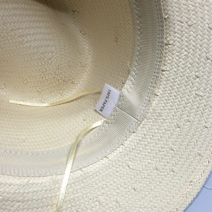 straw hat inside photo