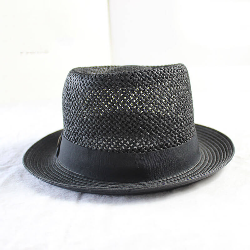 Straw Pork Pie Hat