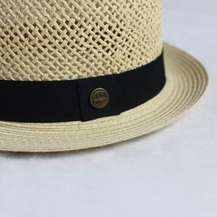 Straw Pork Pie Hat