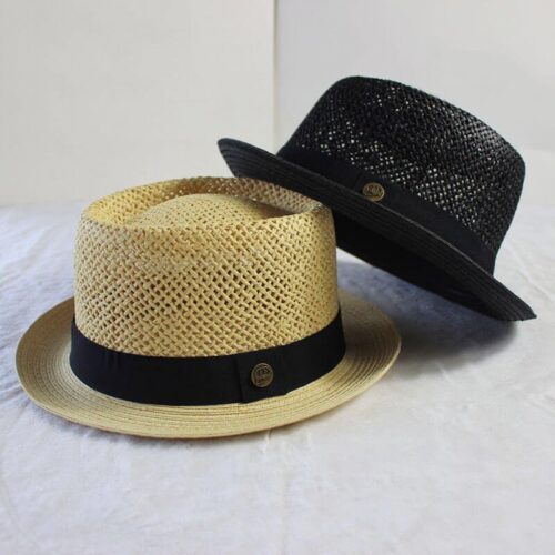 Straw Pork Pie Hat