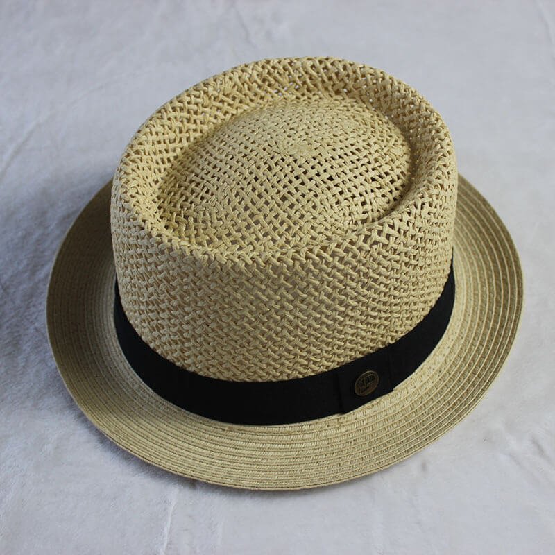 Straw Pork Pie Hat