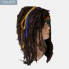 Creative beard hand made rasta hat headwear viking stylish – Bild 3