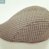 Custom Swallow Grid Flat Cap Vintage Wool Blend Ivy Cap - Image 4