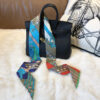 Custom Handbag Silk Decor Ribbon Scarf For Neck Wrist Package Silk Hair Head Bandana – Bild 4