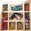 Custom Handbag Silk Decor Ribbon Scarf For Neck Wrist Package Silk Hair Head Bandana