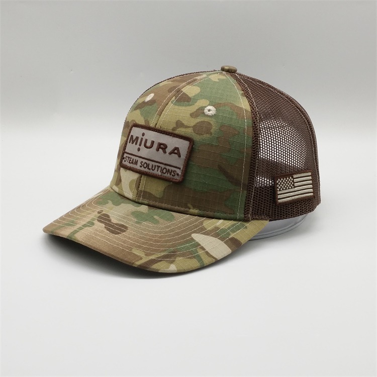 Military trucker cap