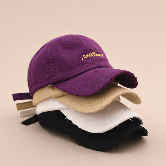 embroidered-logo baseball cap