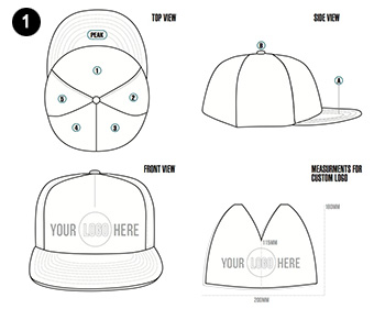 custom snapback hat free design