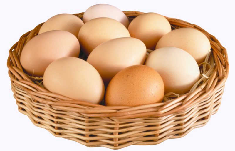 eggs in basket