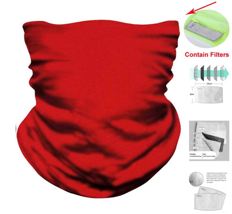 Wholesale custom neck gaiter fishing bandana cooling poly spandex with