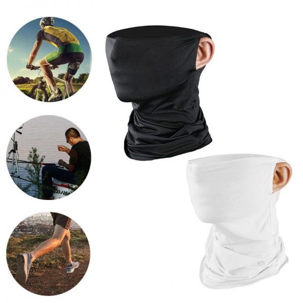 Custom Neck Gaiter Ear Loops with Carbon Filter Mask (BK) CNCAPS