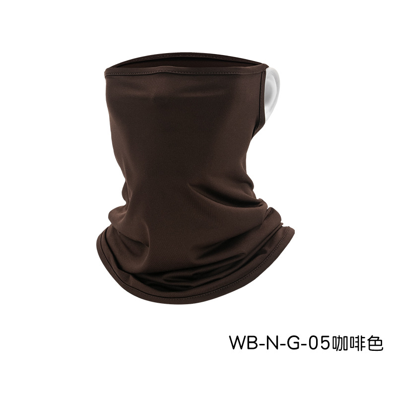 neck gaiter with ear loop hole