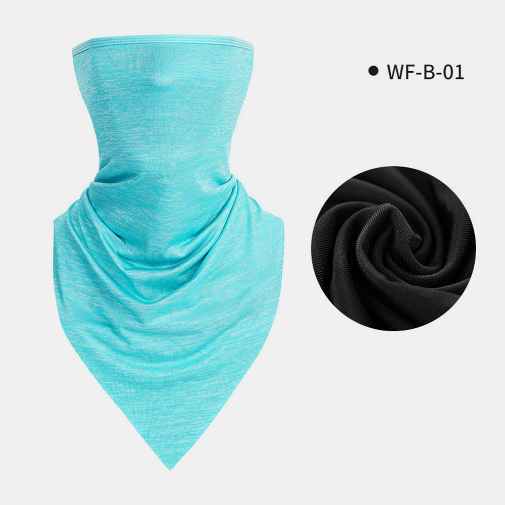 Details about   Balaclava Neck Gaiter with Filter Bandana Triangle Scarf Face Cover Ear Hangbian
