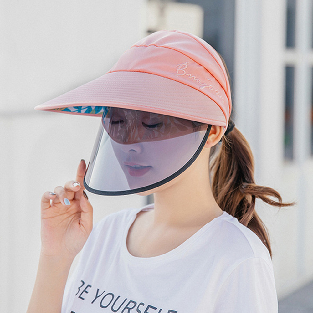 Wholesale Custom Visor Face Shield Mask Anti-fog Cover Protection Sun Hat