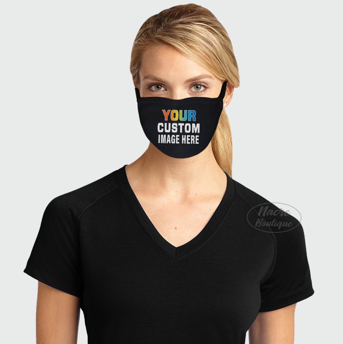 Wholesale Custom Face Mask Washable Cloth Printed Logo with Filter