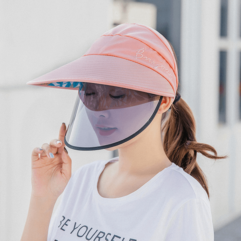 Wholesale Custom Visor Face Shield Mask Anti-fog Cover Sun Hat