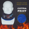Wholesale Custom Print Fleece Neck Gaiter Double Layer