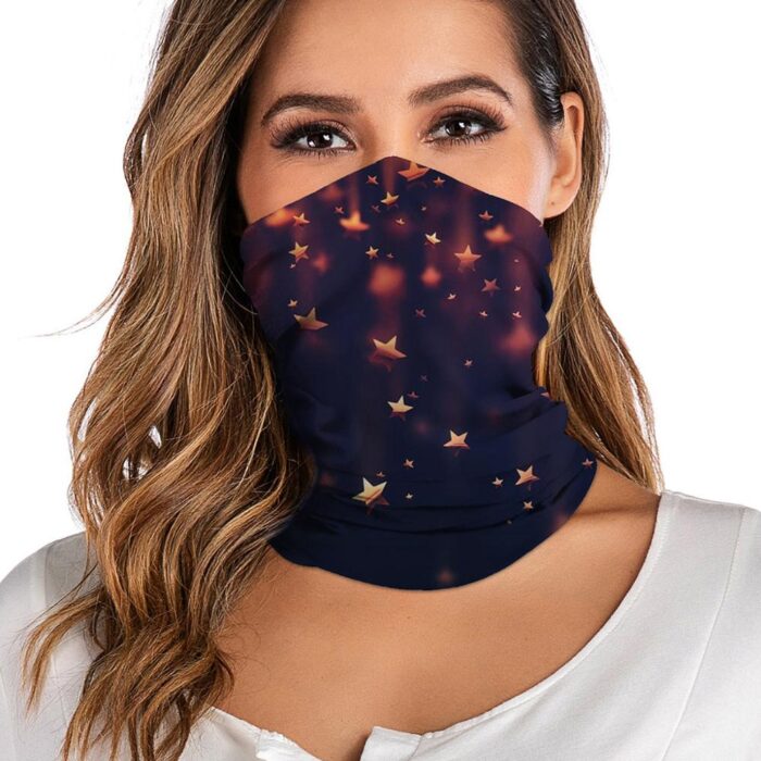 Tie-dye Print Bandana Neck Gaiter Headband Cycling Fishing Mask Scarf Multifunctional Outdoor