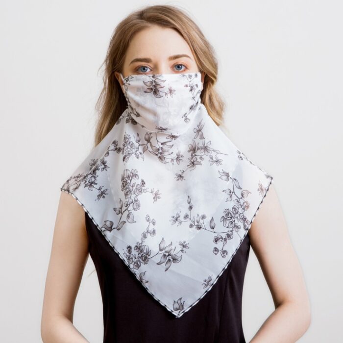 2020 Newest Chiffon Neck Gaiter Mask Scarf Women Sun Protection For Outdoor Riding