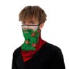 3D Printed Chiffon Bandana Scarf Creative Christmas Party Face Mask Scarf Outdoor Cycling Headband Riding Masks