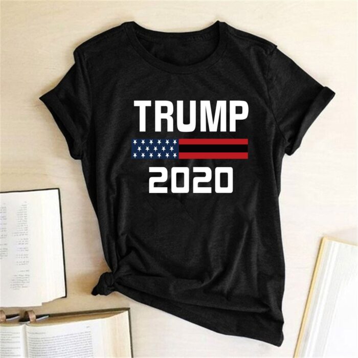 Trump 2020 Letter Printed Make Liberals Cry Again T Shirt Women Hipster T Shirts Short Sleeves Clothes Unique Tees Women Tops