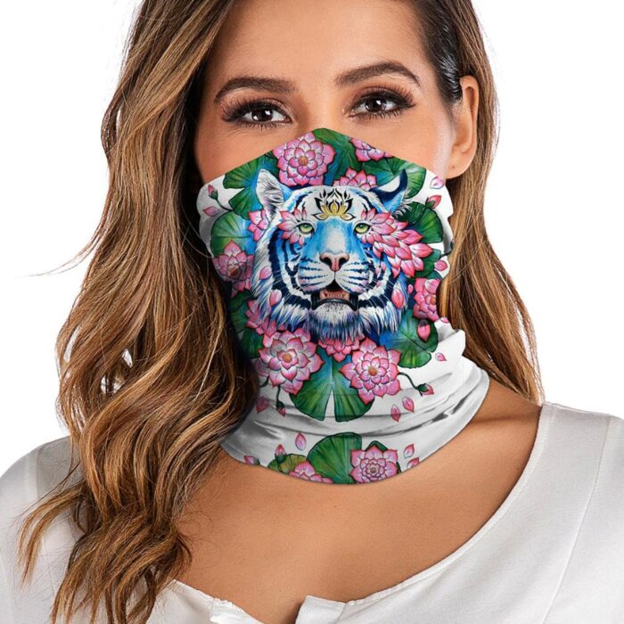 Tie-dye Print Bandana Neck Gaiter Headband Cycling Fishing Mask Scarf Multifunctional Outdoor